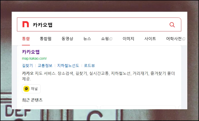 (2) 카카오맵 활용한 정보 탐색