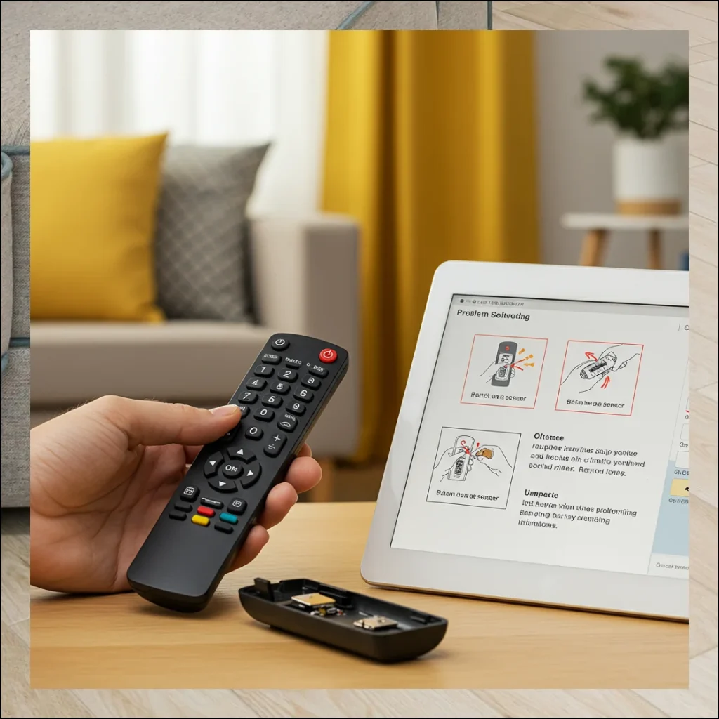 (4) 갑자기 리모컨이 작동하지 않는다면