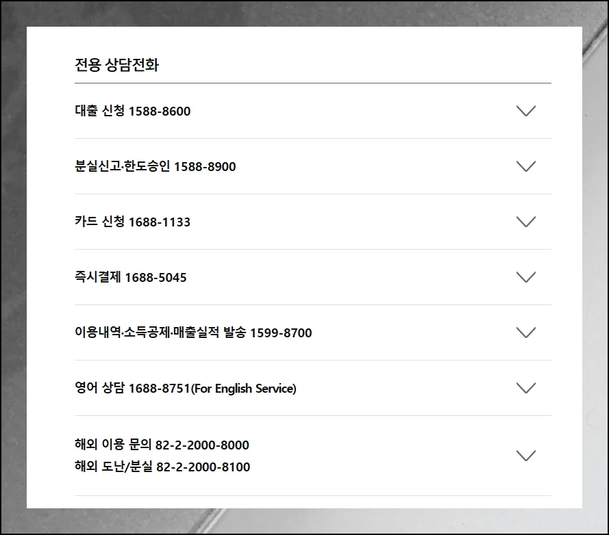 (3) 삼성카드 콜센터 이용 가능 시간