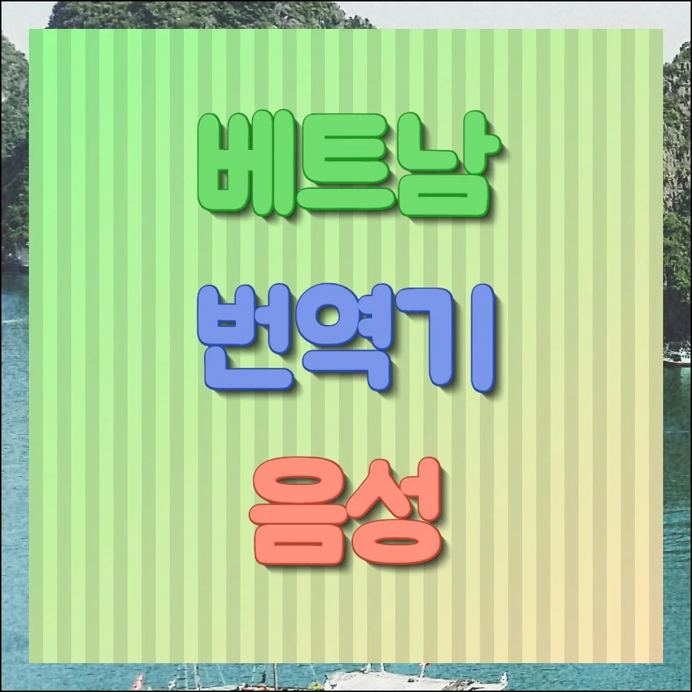 베트남어 번역기 쉽게 활용하기