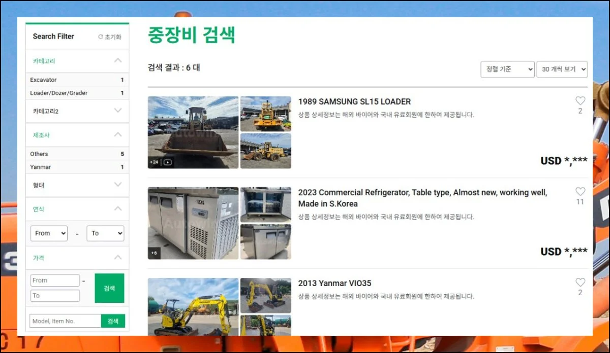 조건 설정으로 빠르게 탐색 | 화면 왼편의 필터 옵션을 조정하면 검색 범위를 좁힐 수 있어요.