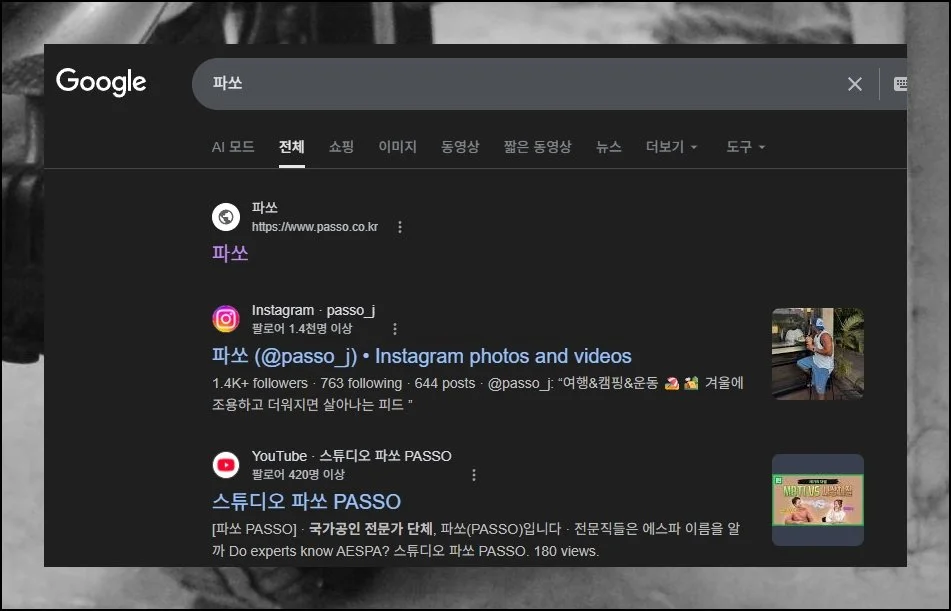 탈것이라면 뭐든 모인 곳 | 다음으로 눈여겨볼 사이트는 파쏘예요.