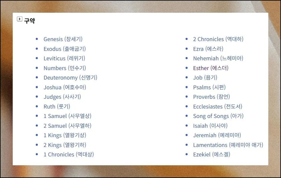 읽고 싶은 책 고르기 | niv 성경 읽기에 본격적으로 들어갈 단계입니다.